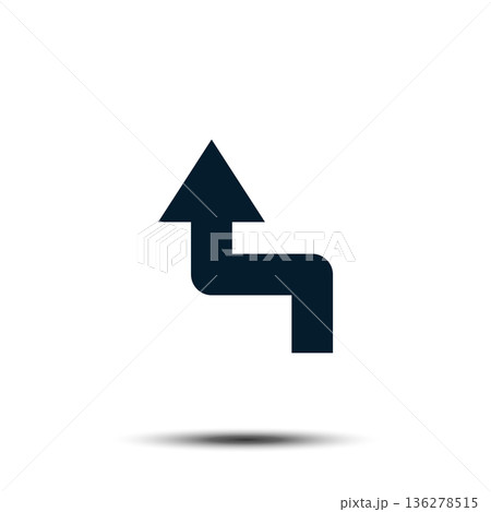 Road Sign Vector Logo Template Illustration EPS 10 136278515