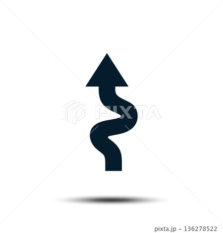 Road Sign Vector Logo Template Illustration EPS 10 136278522