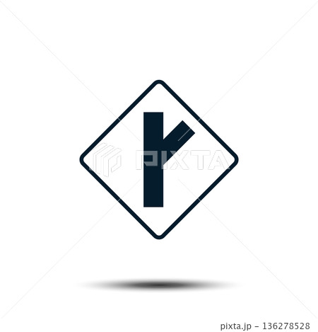 Road Sign Vector Logo Template Illustration EPS 10 136278528