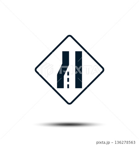 Road Sign Vector Logo Template Illustration EPS 10 136278563