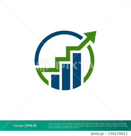 Arrow Stock Exchange Chart Icon Vector Logo Template Illustration Design. Vector EPS 10. Arrow Stock Exchange Chart Icon Vector Logo Template Illustration Design. Vector EPS 10. 136278621