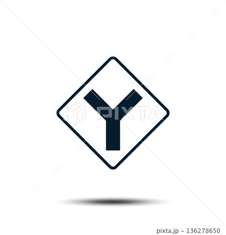 Road Sign Vector Logo Template Illustration EPS 10 Road Sign Vector Logo Template Illustration EPS 10 136278650