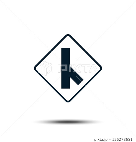 Road Sign Vector Logo Template Illustration EPS 10 136278651
