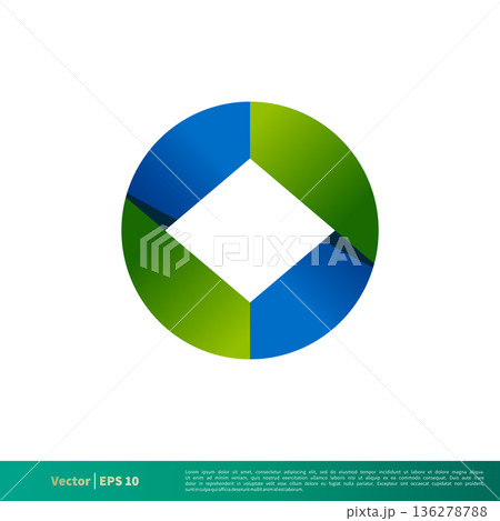Abstract Icon 3D Logo Template Illustration Design. Vector EPS 10. Abstract Icon 3D Logo Template Illustration Design. Vector EPS 10. 136278788