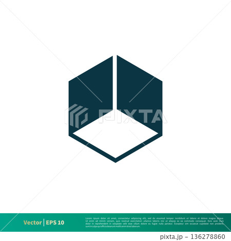 Box Cube Icon Vector Logo Template Illustration Design. Vector EPS 10. Box Cube Icon Vector Logo Template Illustration Design. Vector EPS 10. 136278860