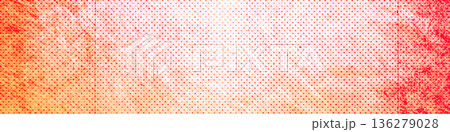 Orange panorama background for Banner, Poster, celebration, event and various design works 136279028