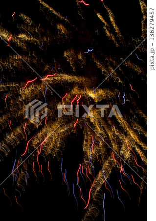 Fireworks celebrating the coming new year. 136279487