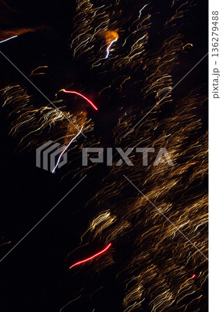 Fireworks celebrating the coming new year. 136279488