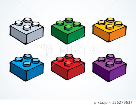 Lego. Vector drawing Lego. Vector drawing 136279637