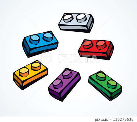 Lego. Vector drawing Lego. Vector drawing 136279639