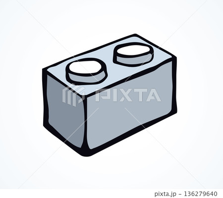 Lego. Vector drawing 136279640