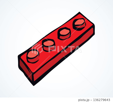 Lego. Vector drawing 136279643