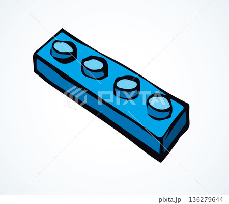 Lego. Vector drawing 136279644