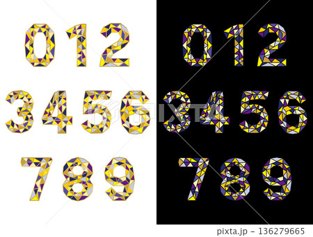 【ベクター】おしゃれな数字セット 0-9・モダンタイポグラフィ・編集可能・全数字パック・ロゴデザイン 【ベクター】おしゃれな数字セット 0-9・モダンタイポグラフィ・編集可能・全数字パック・ロゴデザイン 136279665