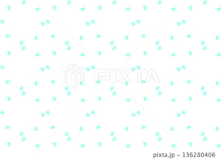 手描きのシンプルな小花柄 136280406