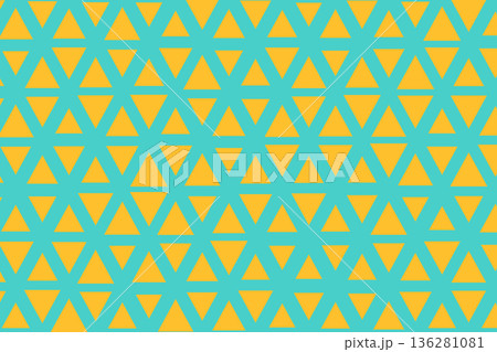 Polygonal rainbow mosaic background. Abstract low poly vector illustration. Triangular pattern in halftone style. Template geometric business design with triangle for poster, banner, card, flyer 136281081