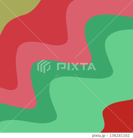 Fluid art. Modern artwork background. Mixture of acrylic paints. Abstract liquid painting marble texture, colorful gradient waves. Vector design for banner, flyer, business card, cover, invitation 136281102