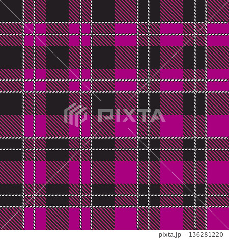 Color scotland textile seamless pattern. Fabric texture check tartan plaid. Abstract geometric background for cloth, card, fabric. Monochrome graphic repeating design. Modern squared ornament Color scotland textile seamless pattern. Fabric texture check tartan plaid. Abstract geometric background for cloth, card, fabric. Monochrome graphic repeating design. Modern squared ornament 136281220