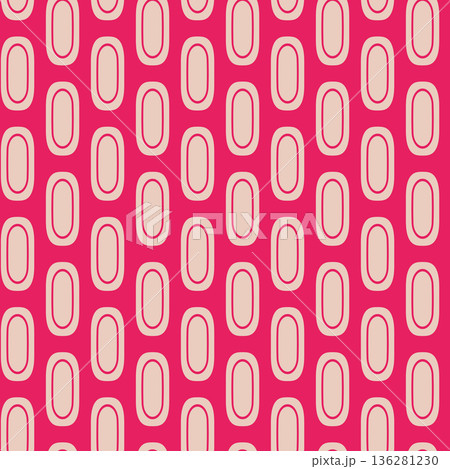 Arabic morrocan arabesque seamless pattern with colorful elements. Geometric background. Design greeting card Islamic ornamental colorful detail of mosaic. Vector illustration 136281230