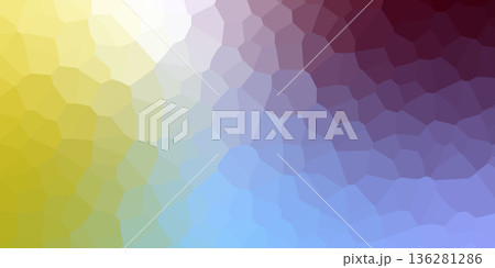 Polygonal rainbow mosaic background. Abstract low poly vector illustration. Triangular pattern in halftone style. Template geometric business design with triangle for poster, banner, card, flyer Polygonal rainbow mosaic background. Abstract low poly vector illustration. Triangular pattern in halftone style. Template geometric business design with triangle for poster, banner, card, flyer 136281286
