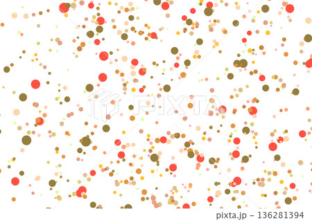 Light multicolor background, colorful vector texture with circles. Splash effect banner. Glitter silver dot abstract illustration with blurred drops of rain. Pattern for web page, banner,poster, card 136281394