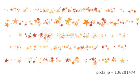 Color stars confetti borders. Splash effect banner. Vector abstract background with blurred drops of rain for wallpaper, wrapping paper, backdrop, poster, card etc 136281474