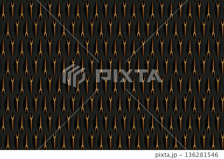 Geometric seamless pattern with gold and colorful elements. Luxury background. Ornamental wallpaper detail of mosaic. Art Deco invitation greeting Design. Vector illustration Geometric seamless pattern with gold and colorful elements. Luxury background. Ornamental wallpaper detail of mosaic. Art Deco invitation greeting Design. Vector illustration 136281546