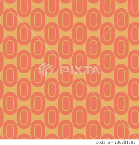 Arabic morrocan arabesque seamless pattern with colorful elements. Geometric background. Design greeting card Islamic ornamental colorful detail of mosaic. Vector illustration 136281585