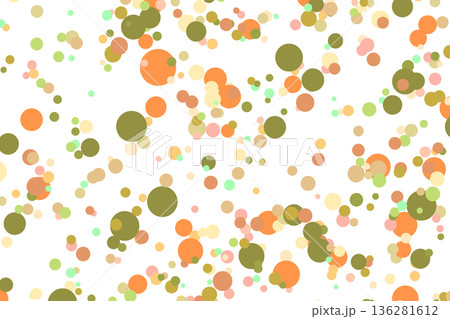 Light multicolor background, colorful vector texture with circles. Splash effect banner. Glitter silver dot abstract illustration with blurred drops of rain. Pattern for web page, banner,poster, card 136281612