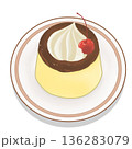 喫茶店のプリン 136283079