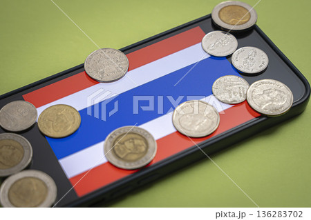 タイの通貨 タイ バーツ タイの通貨 タイ バーツ 136283702