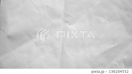 Abstract white crumpled and creased recycle paper texture background Abstract white crumpled and creased recycle paper texture background 136284552