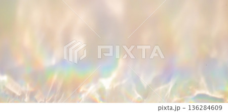 Abstract shadow drop on white wall background overlay mockup effect 136284609
