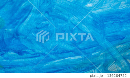 Abstract colorful watercolor paint paper background texture 136284722
