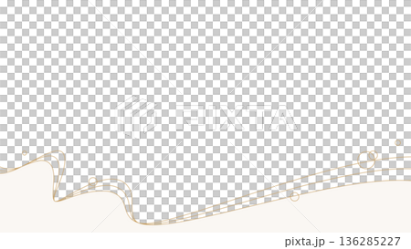 簡約設計邊框，有曲線、波浪和背景，16:9 尺寸 136285227