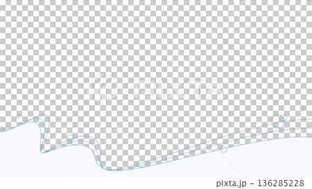 簡約設計邊框，有曲線、波浪和背景，16:9 尺寸 136285228