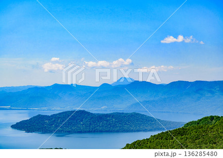 爽快 北海道 屈斜路湖展望台 136285480