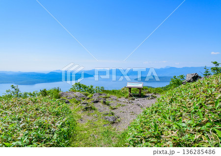 爽快 北海道 屈斜路湖展望台 136285486