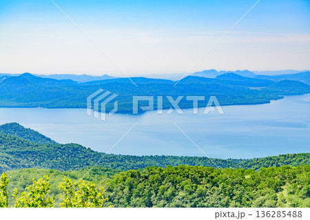 爽快 北海道 屈斜路湖展望台 136285488