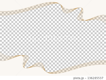 簡約設計框架，波浪，曲線背景 136285537