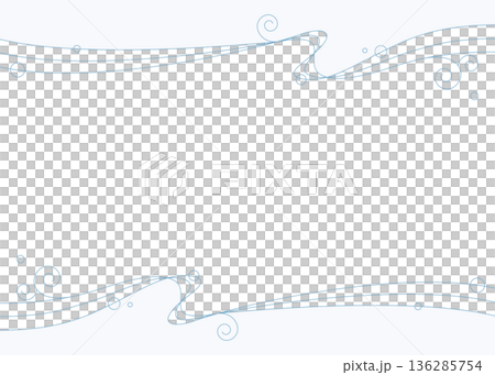 簡約設計框架，波浪，曲線背景 136285754