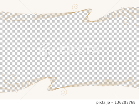 Simple design frame, wave, background of curved lines Simple design frame, wave, background of curved lines 136285769