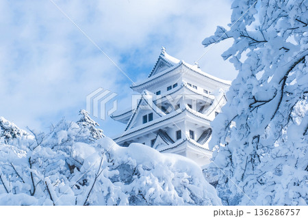 郡上八幡城（冬） 136286757