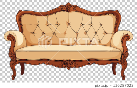 古董沙發 136287022