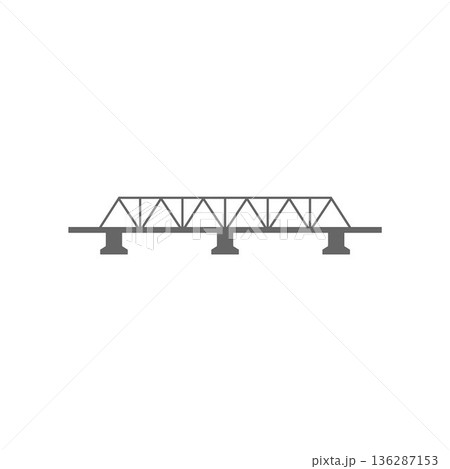 bridge vector a white background illustration bridge vector a white background illustration 136287153
