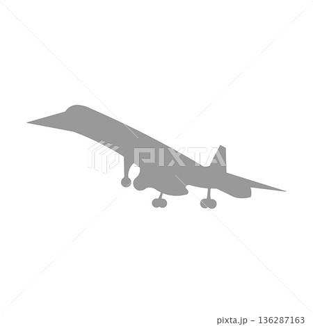 icon of airplane 136287163