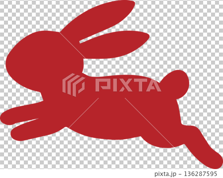 うさぎ 136287595