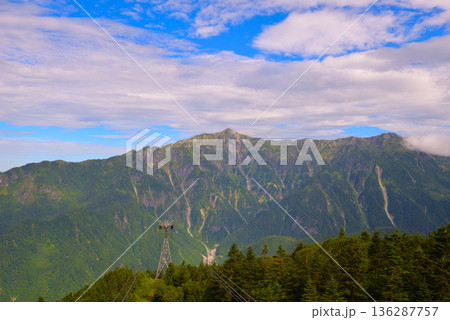 新穂高ロープウェイから見た北アルプスの眺望 136287757