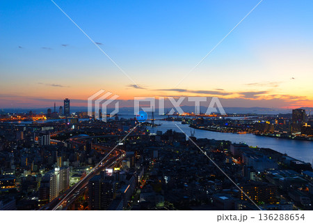 アートホテル大阪ベイタワーからの夜景 136288654