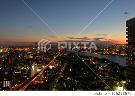 アートホテル大阪ベイタワーからの夜景 136288676
